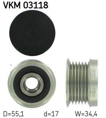 SKF Generatorfreilauf (VKM 03118) Thumbnail